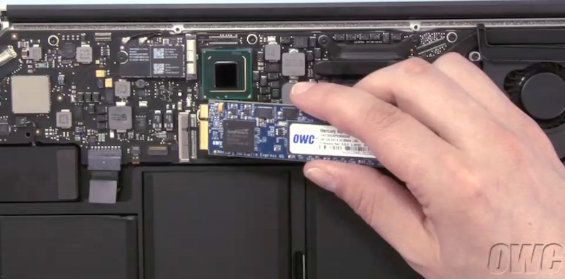 replace ssd drive for mac proc 13 2012